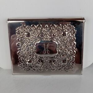 Godinger Decorative Silver Plated Business Card Photo Holder Initial H engraved